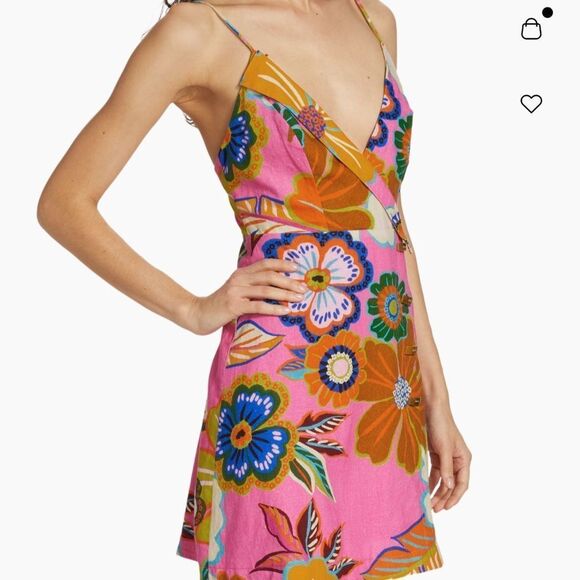 NWT Farm Rio Sleeveless Full Garden Minidress - Picture 3 of 10